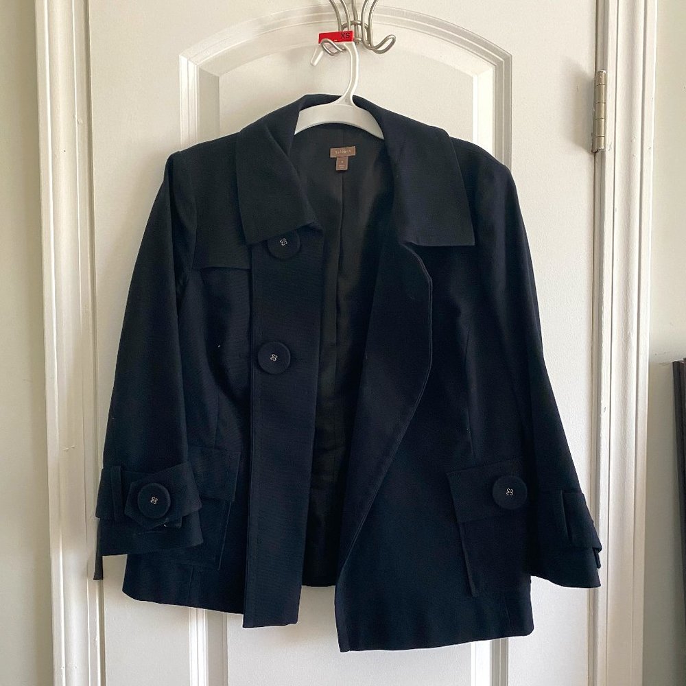 Halogen Peacoat Big Button jacket